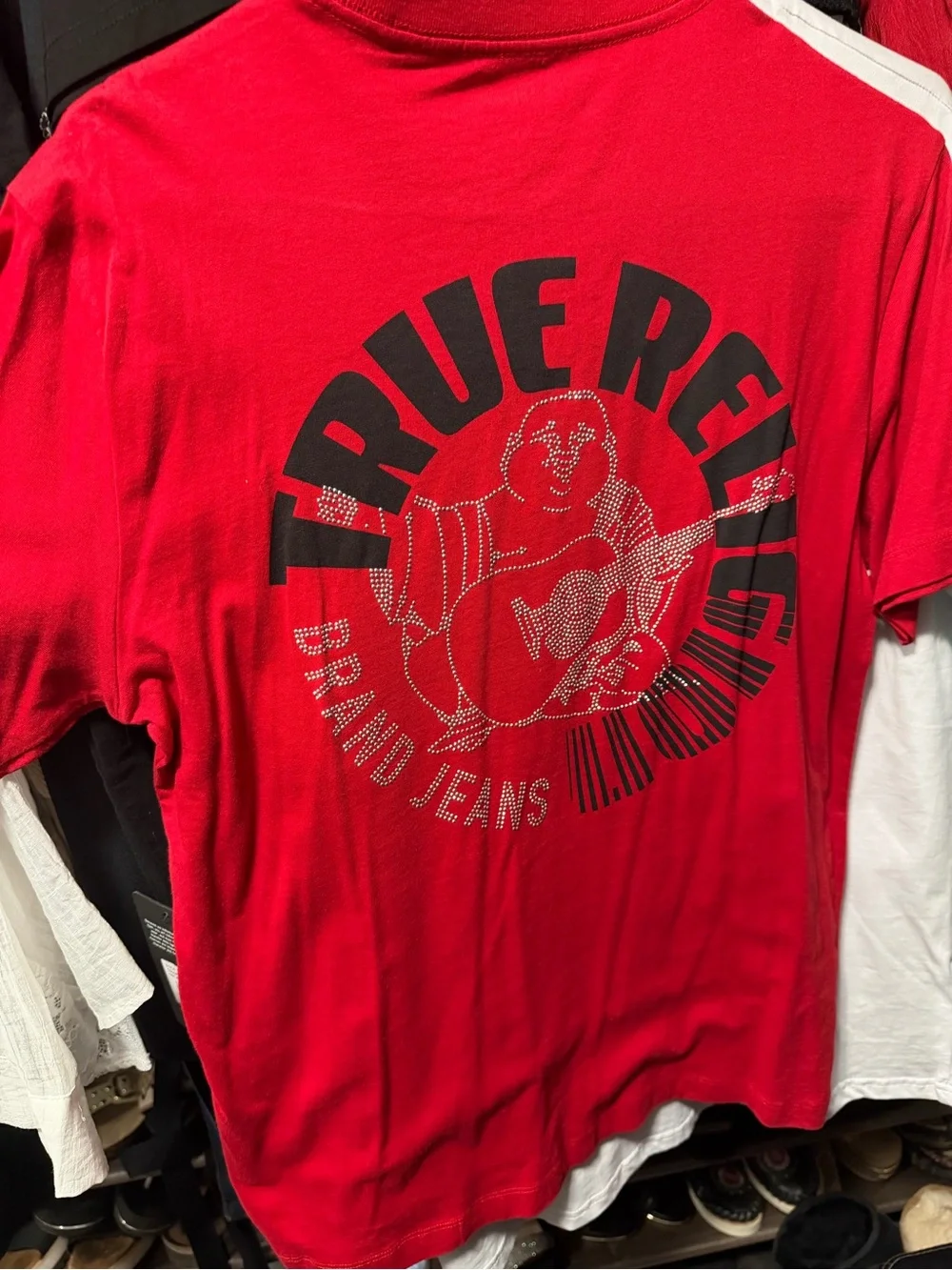True Religion bold red